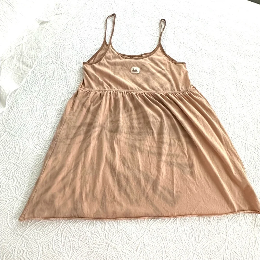 Quicksilver Cotton Tie Die Skater Dress SZ Lg - Picture 4 of 9